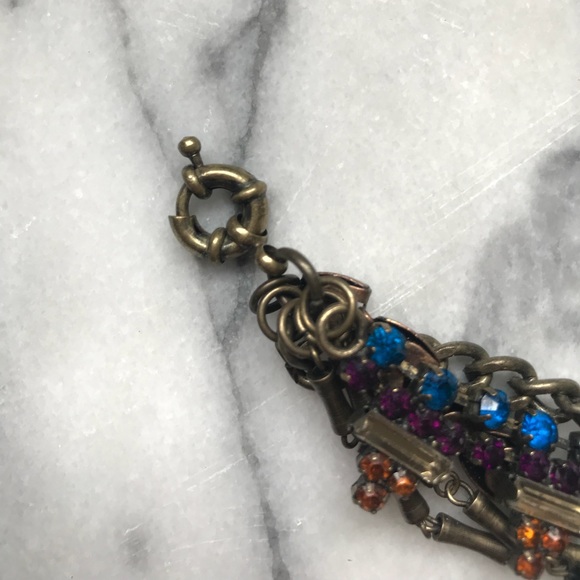 Mixed rhinestone necklace - Picture 5 of 5